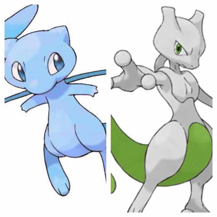 Shiny Mew & Mewtwo Pokemon X, Y, Omega Ruby & Alpha Sapphire 3DS ORAS