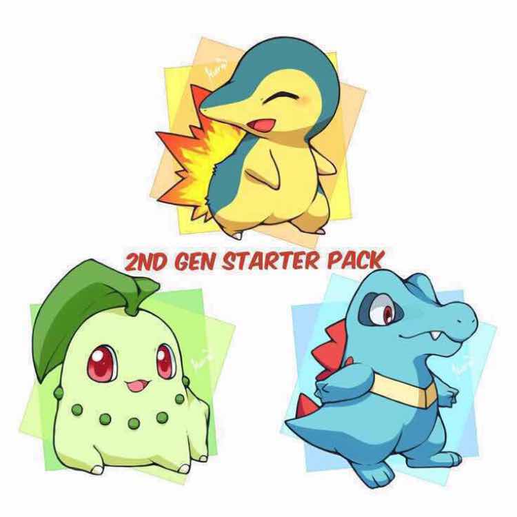 {Wknd Sale} Shiny 2nd Gen Starter Pack Pokemon X, Y, Omega