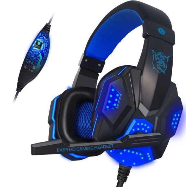 Gaming Headset LED LIGHT PS4 XBOX PC Headsets & Mics Accessories (New